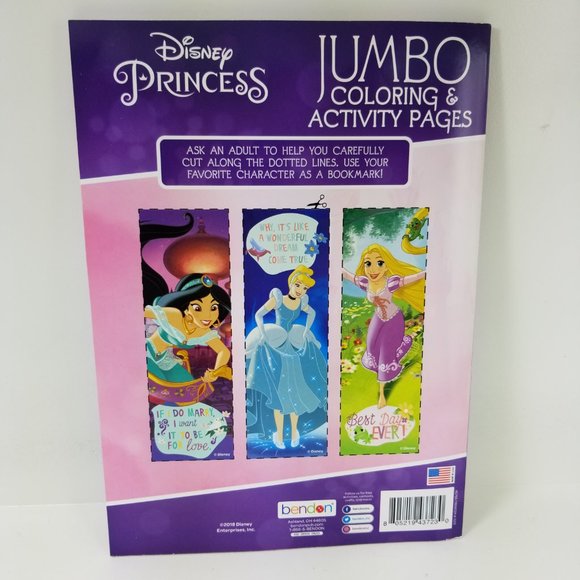 Disney Princess Jumbo Coloring Activity Book - Picture 4 of 7